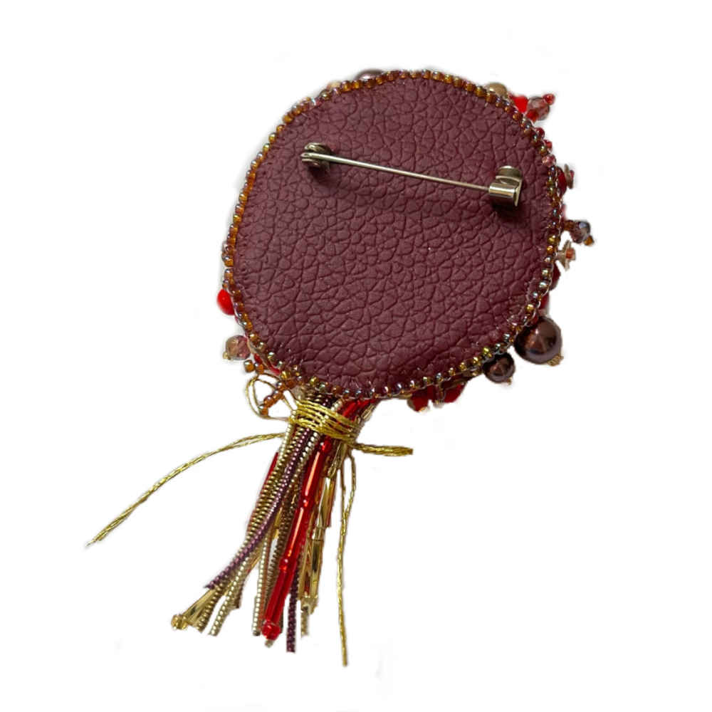 Price and Buy Feminine Beaded Brooch Pin – Bouquet Model - Image 3