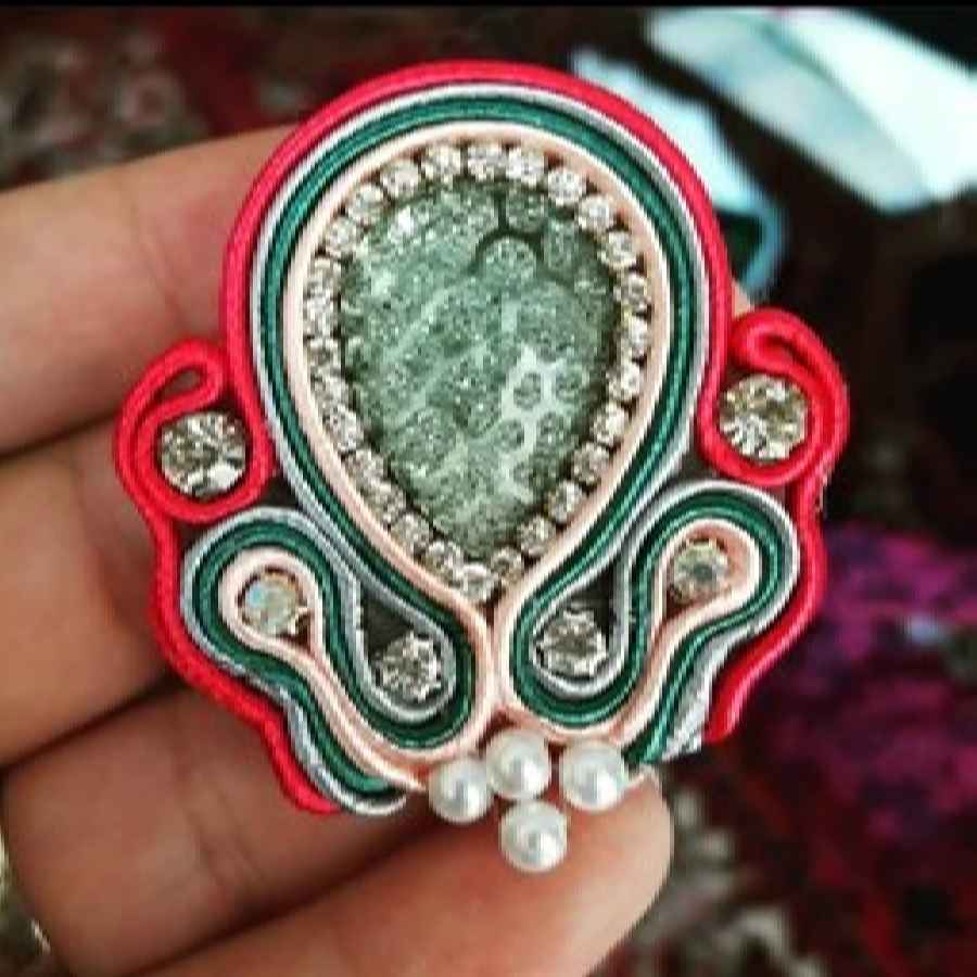 Price and Buy Feminine Handmade Beaded Brooch Pin – Sorena Model
