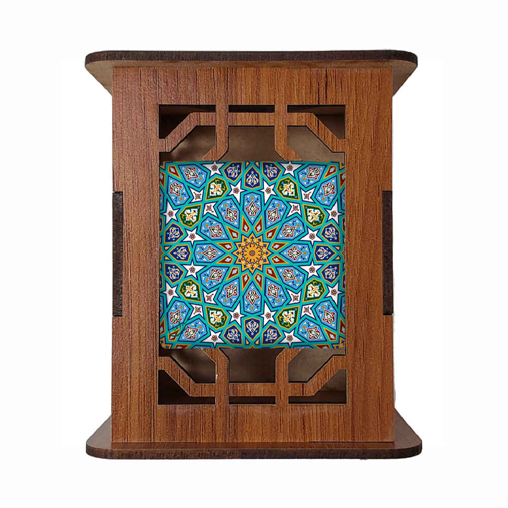 Price and Buy Firouze Style – Persian Inspired Wooden Pen Holder for Desk