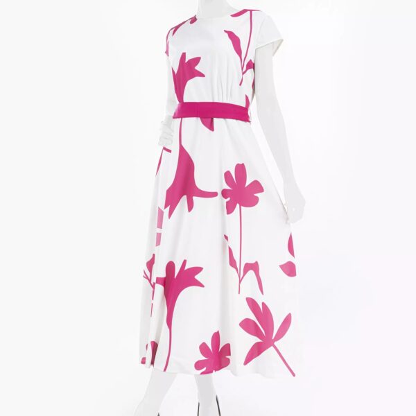 Price and Buy Fit Dress with Belt for Women with Floral Design_68fffe23c67f7.jpeg Price and Buy Fit Dress with Belt for Women with Floral Design