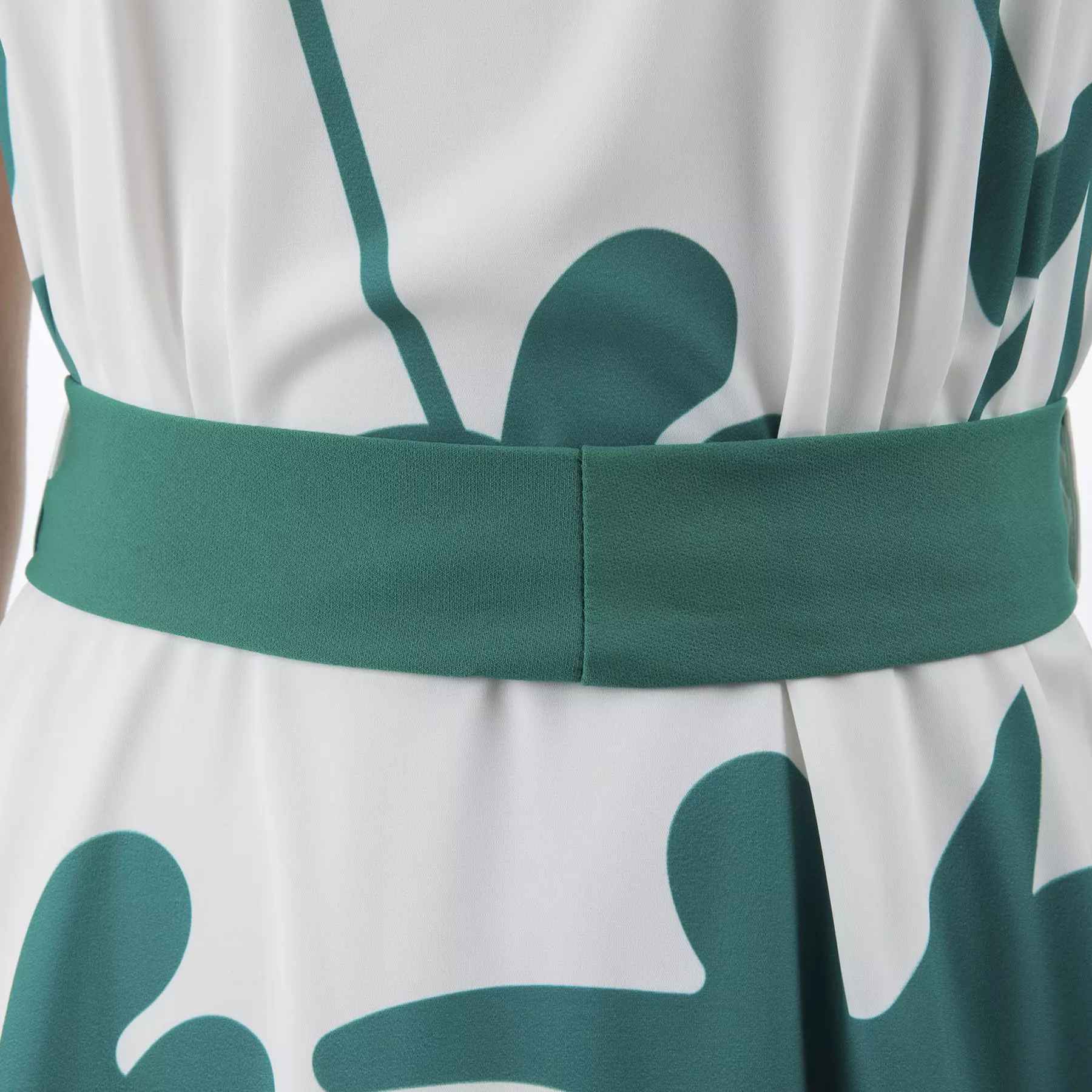 Price and Buy Fit Dress with Belt for Women with Floral Design - Image 5