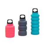 Price and Buy Flexible Silicone Water Bottle – Easy to Carry, Ideal for Hiking, Running & Cycling