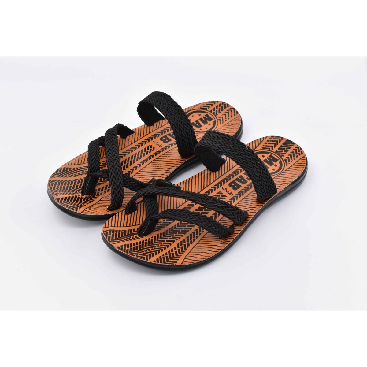 Price and Buy Flip Flop Beach Slippers for Men Non-Slip Orange - Image 4