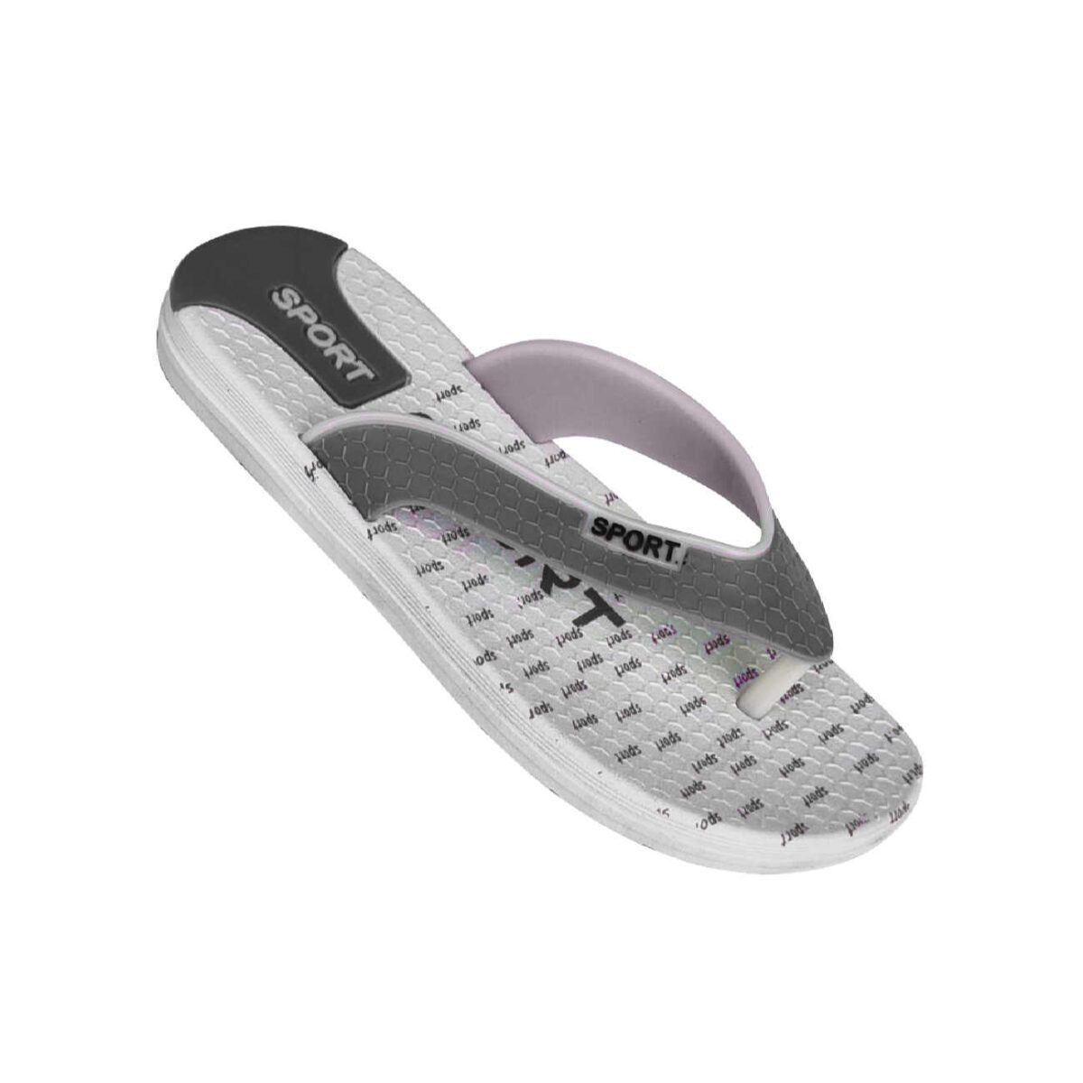 Price and Buy Flip Flop Beach Slippers for Men White & Gray - Image 4