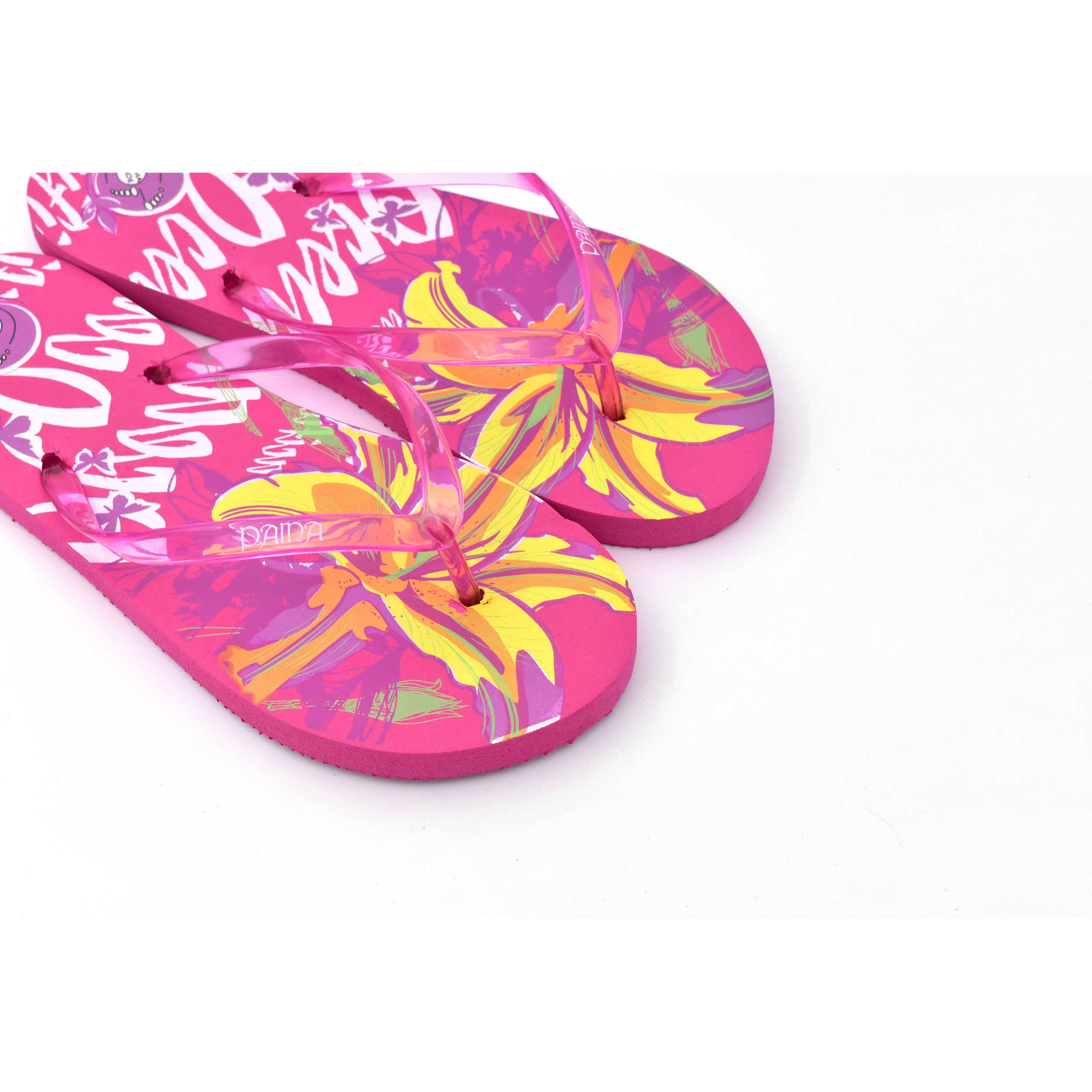 Price and Buy Flip Flop Fuzzy Thong Slippers for Women Pink - Image 3