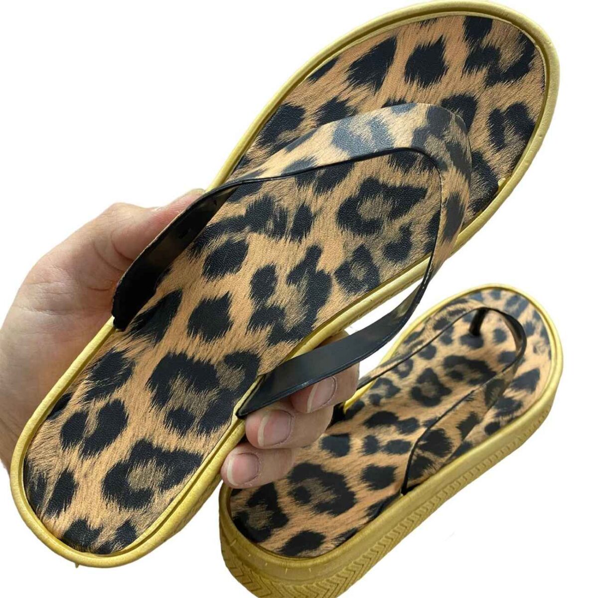 Price and Buy Flip Flop Thong Slippers with Leopard Design for Women - Image 6