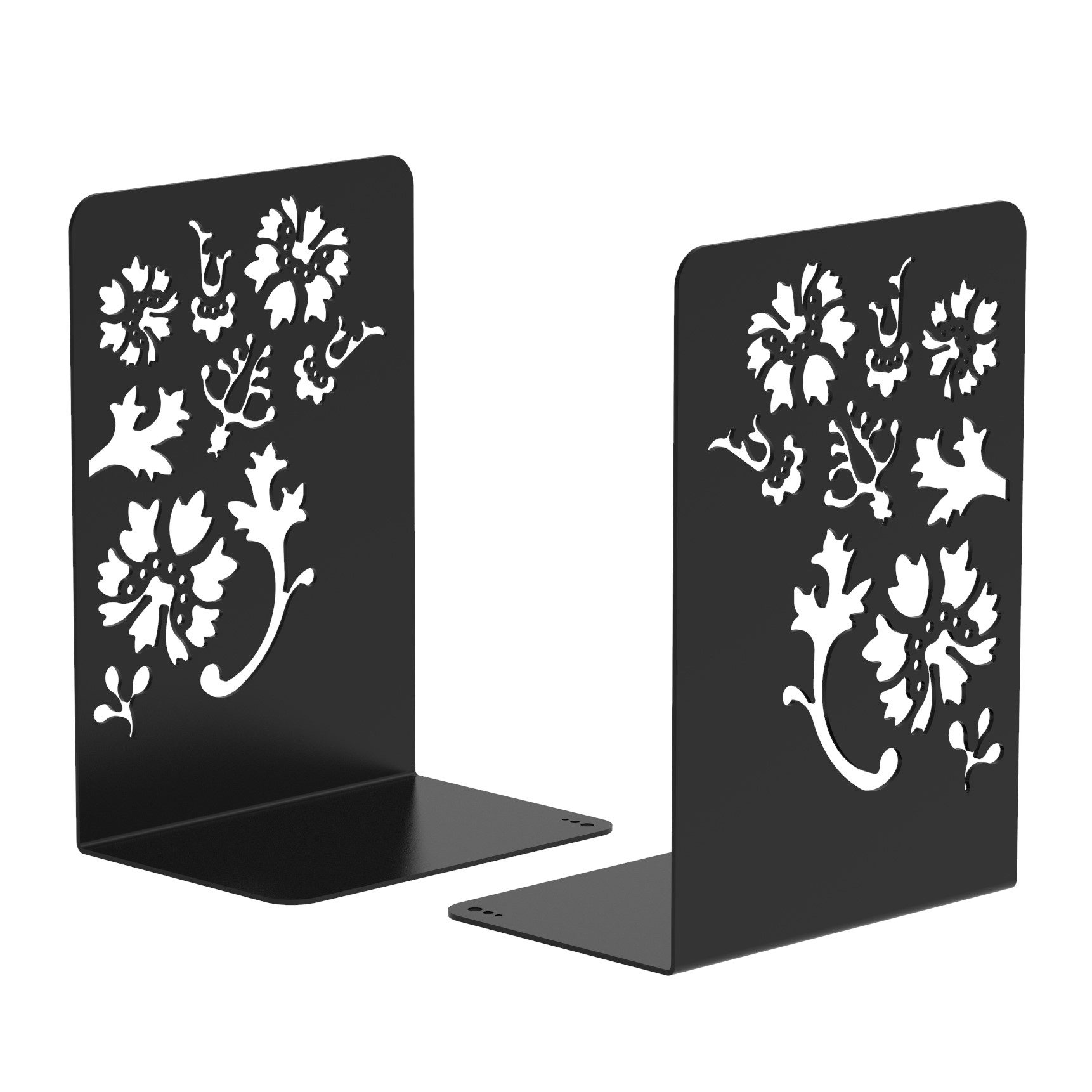 Price and Buy Floral Design Metal Art Bookend – Perfect for Entryways or Gift Shops
