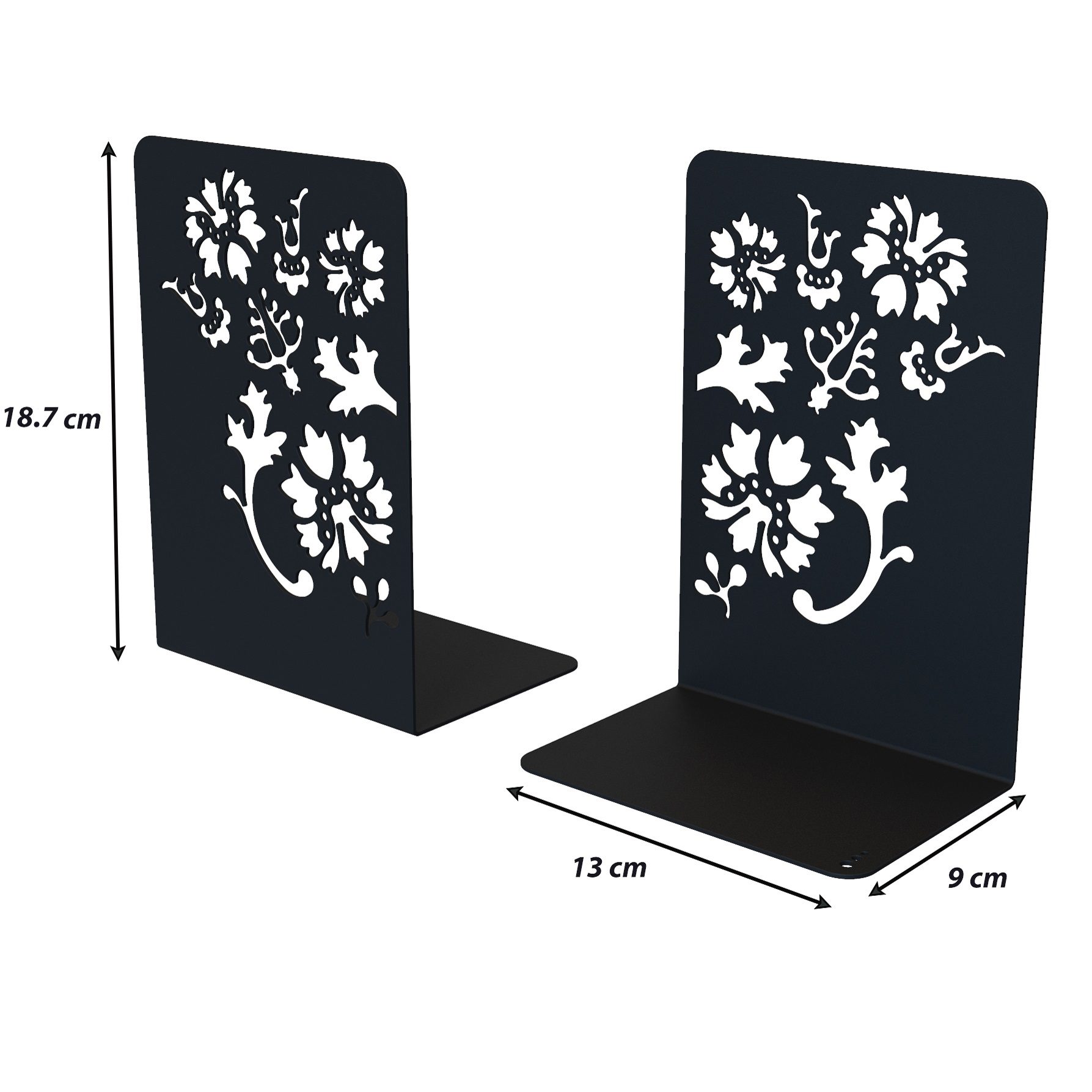 Price and Buy Floral Design Metal Art Bookend – Perfect for Entryways or Gift Shops - Image 3