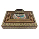 Price and Buy Floral Fantasy – Wooden Desk Organizer with Khatamkari Art