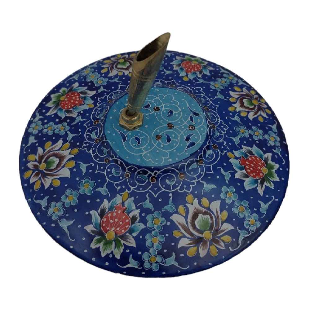 Price and Buy Floral Harmony – Persian Copper Desk Holder with Enameled Minakari Finish