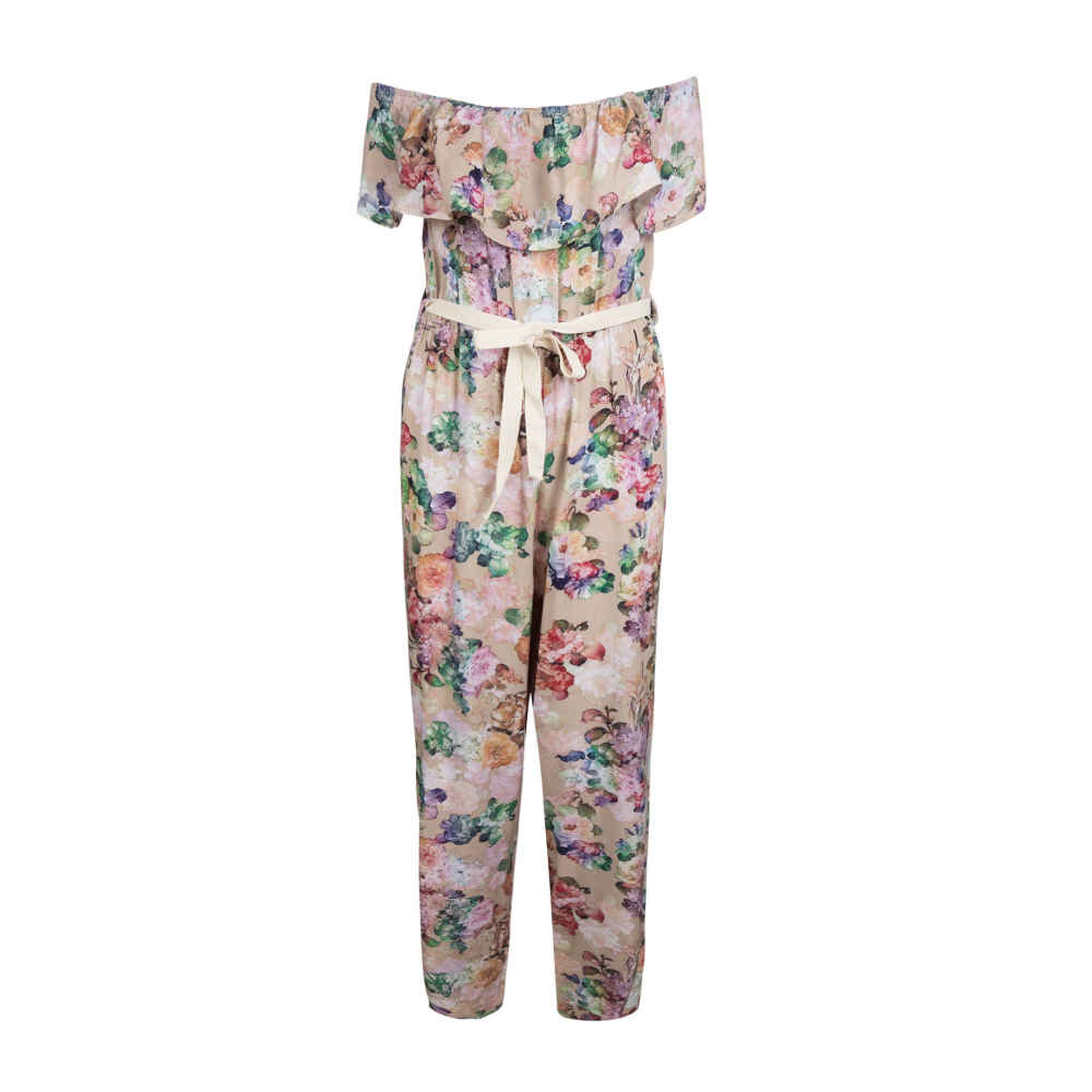 Price and Buy Floral Jumpsuit with Side Belt for Women Laya