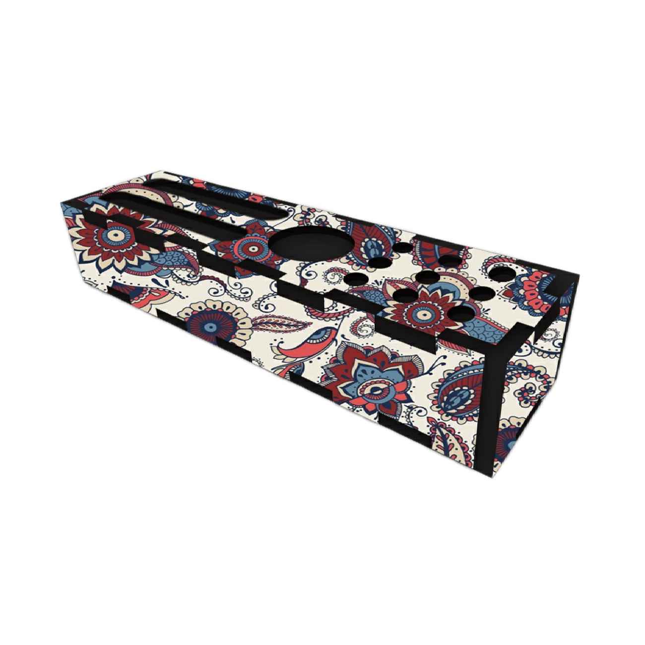 Price and Buy Floral Simplicity – Traditional White Wooden Holder for Office Supplies_69010a021ea01.jpeg Price and Buy Floral Simplicity – Traditional White Wooden Holder for Office Supplies - Image 1