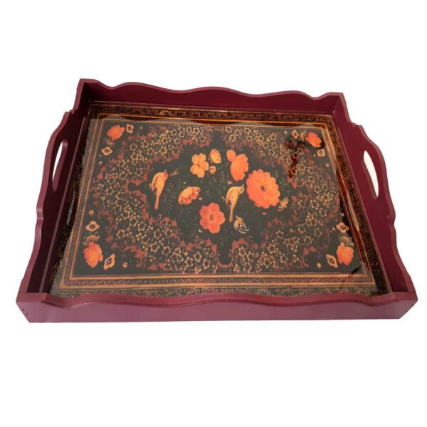 Price and Buy Floral Wooden Serving Tray – Persian Art Style for Serving_68fc484766b5f.jpeg Price and Buy Floral Wooden Serving Tray – Persian Art Style for Serving