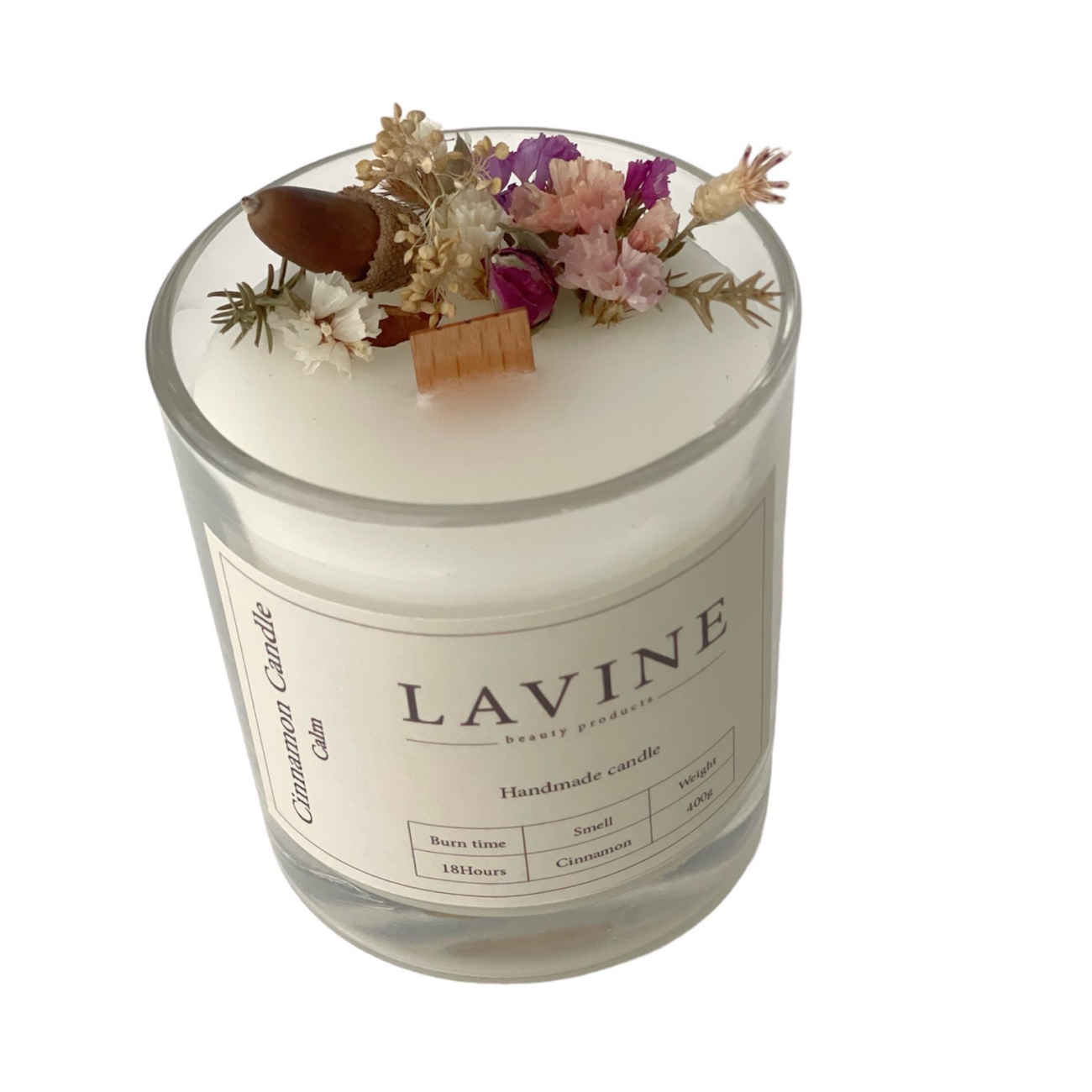 Price and Buy Flower and Cinnamon White Candle – A Touch of Nature, A Hint of Warmth_69032e541f8c1.jpeg Price and Buy Flower and Cinnamon White Candle – A Touch of Nature, A Hint of Warmth - Image 1