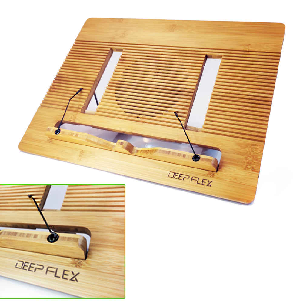 Price and Buy Foldable Wooden Book Stand: Perfect for Comfortable Reading – Deep Flex - Image 3