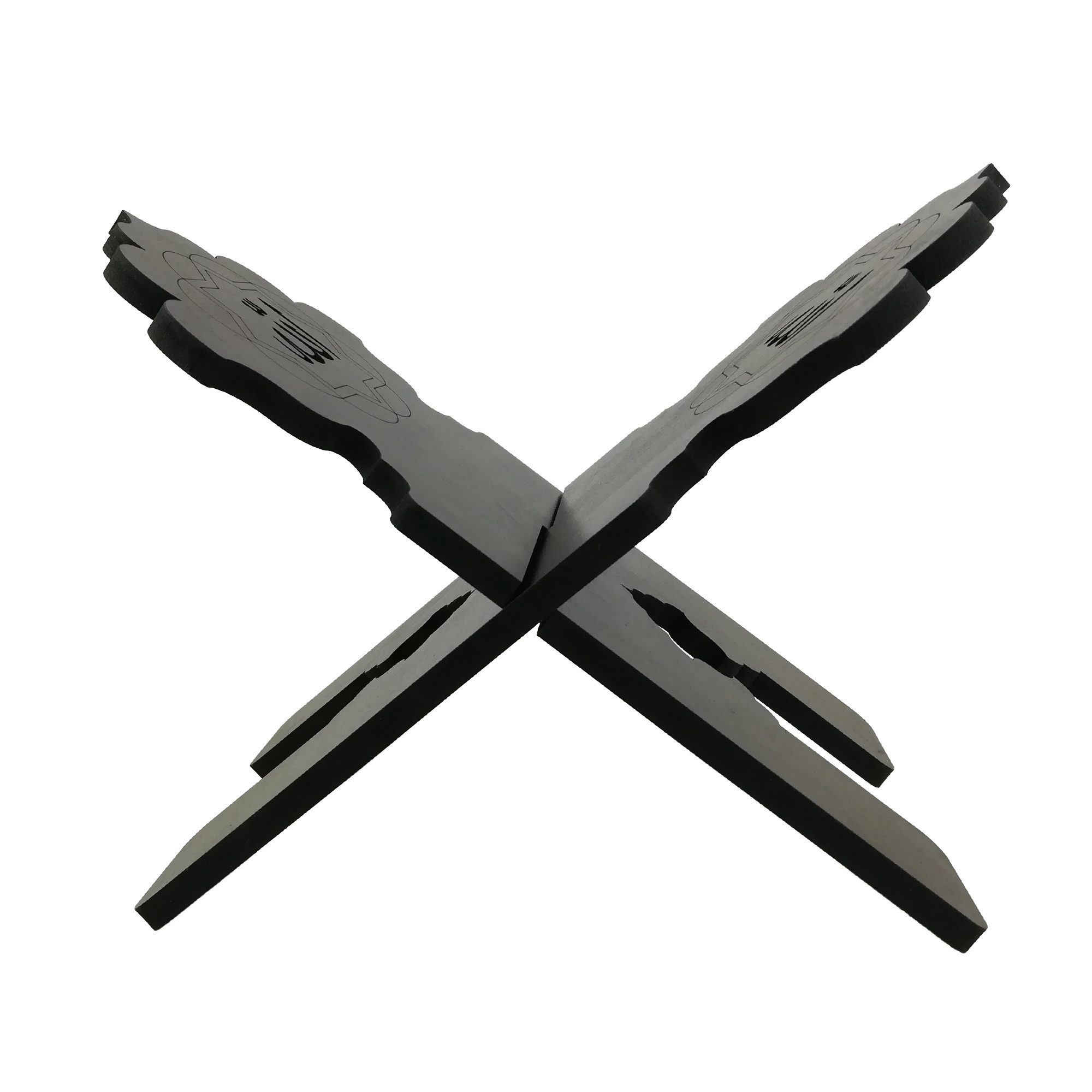 Price and Buy Foldable Wooden Quran Rehal Stand Holder with Allah Calligraphy - Image 3