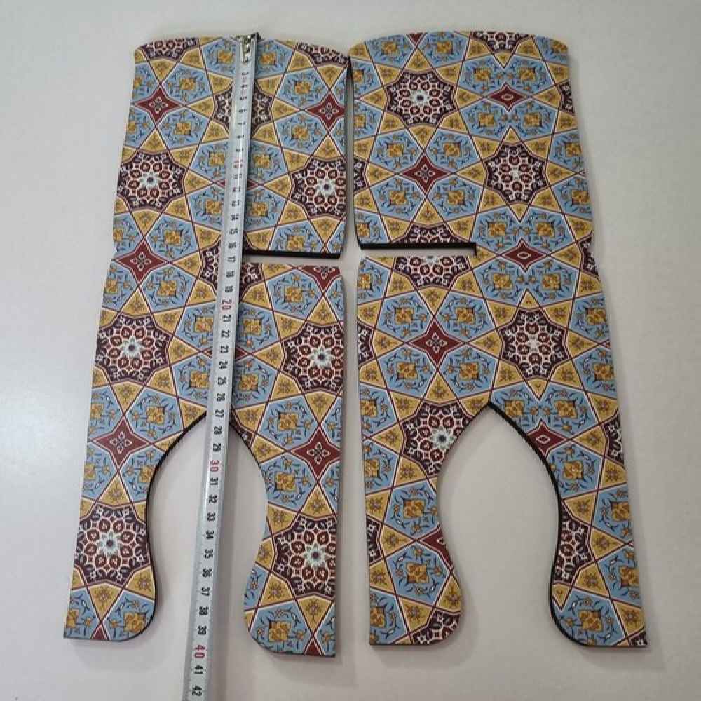 Price and Buy Foldable Wooden Quran Rehal Stand Holder with Geometric Islamic Pattern - Image 3