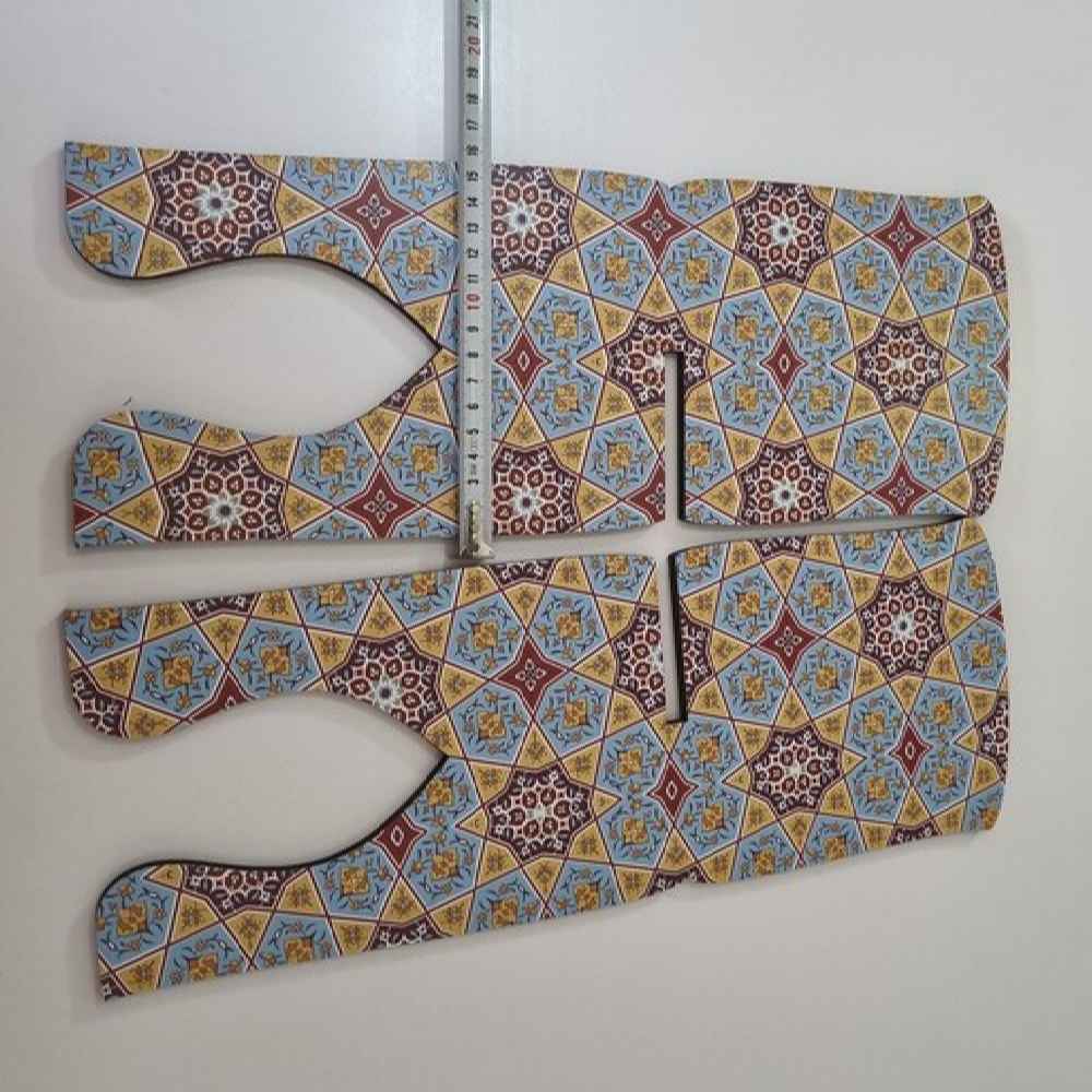 Price and Buy Foldable Wooden Quran Rehal Stand Holder with Geometric Islamic Pattern - Image 4