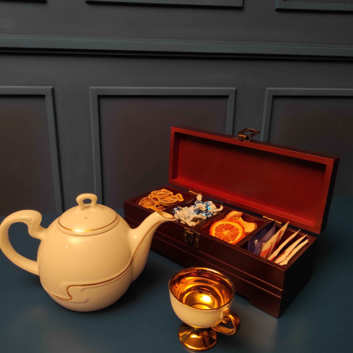 Price and Buy Four-Compartment Tea Box for Tea Bag Variety - Image 4
