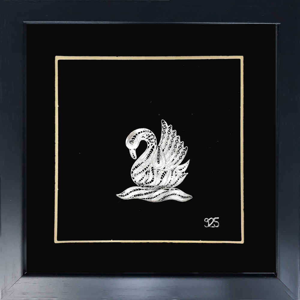 Price and Buy Framed Filigree Art – Artistic Swan