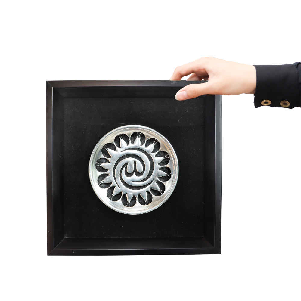 Price and Buy Framed Islamic Engraved Copper Art Khoda - Image 6