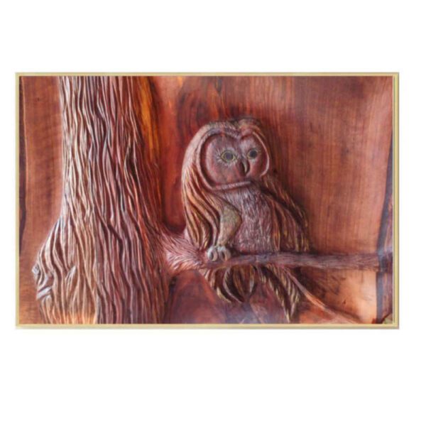 Price and Buy Framed Wood Carved Art Animal Themed Owl_68fbd60601a13.jpeg Price and Buy Framed Wood Carved Art Animal Themed Owl