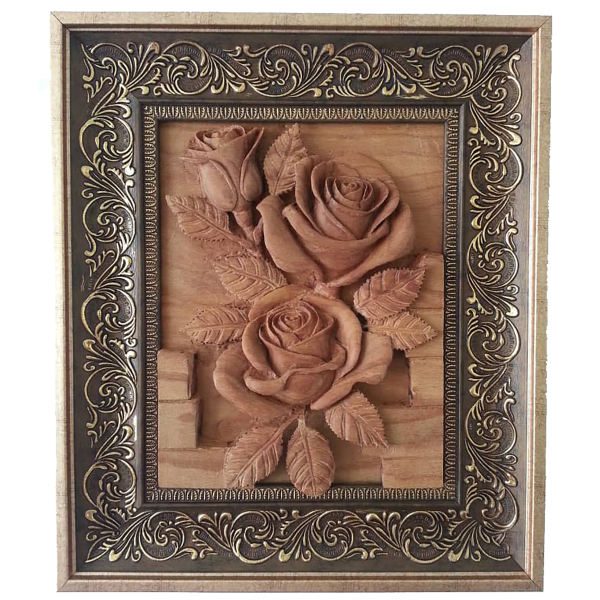 Price and Buy Framed Wood Carved Art Artistic Rose Flower_68f710395cea1.jpeg Price and Buy Framed Wood Carved Art Artistic Rose Flower