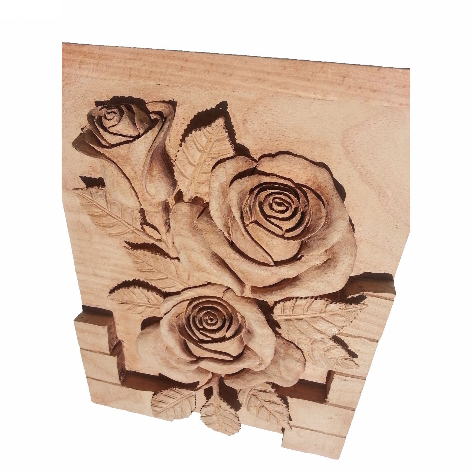 Price and Buy Framed Wood Carved Art Artistic Rose Flower - Image 3