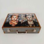 Price and Buy Frida Kahlo Wooden Pencil Case – Unique Art-Inspired Stationery