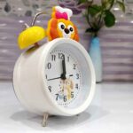 Price and Buy From Desk to Bedside – Cute Dog Twin Bell Alarm Clock in White - Image 4