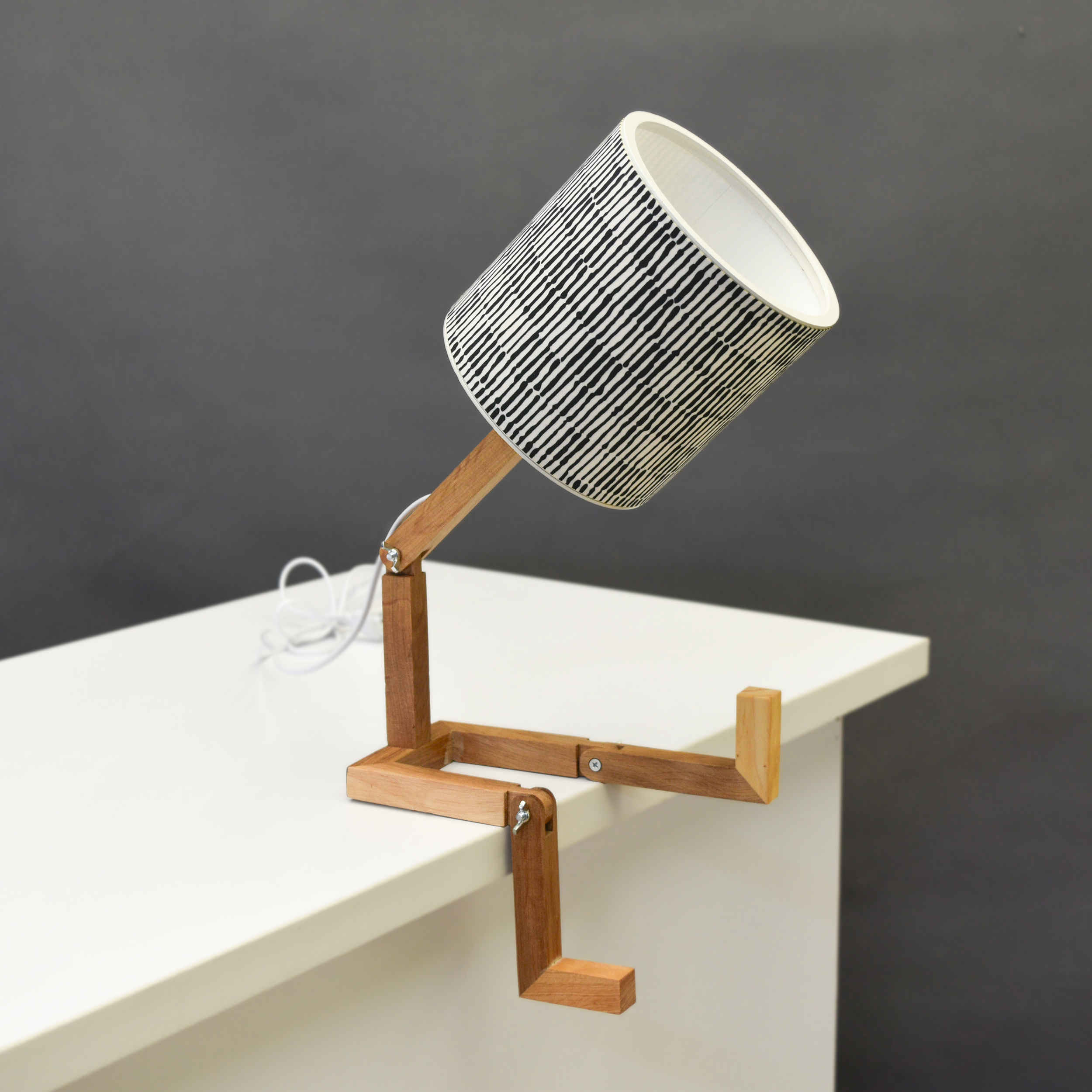 Price and Buy Funky Robot Desk Lamp – with Striped Pattern Handcrafted - Image 5