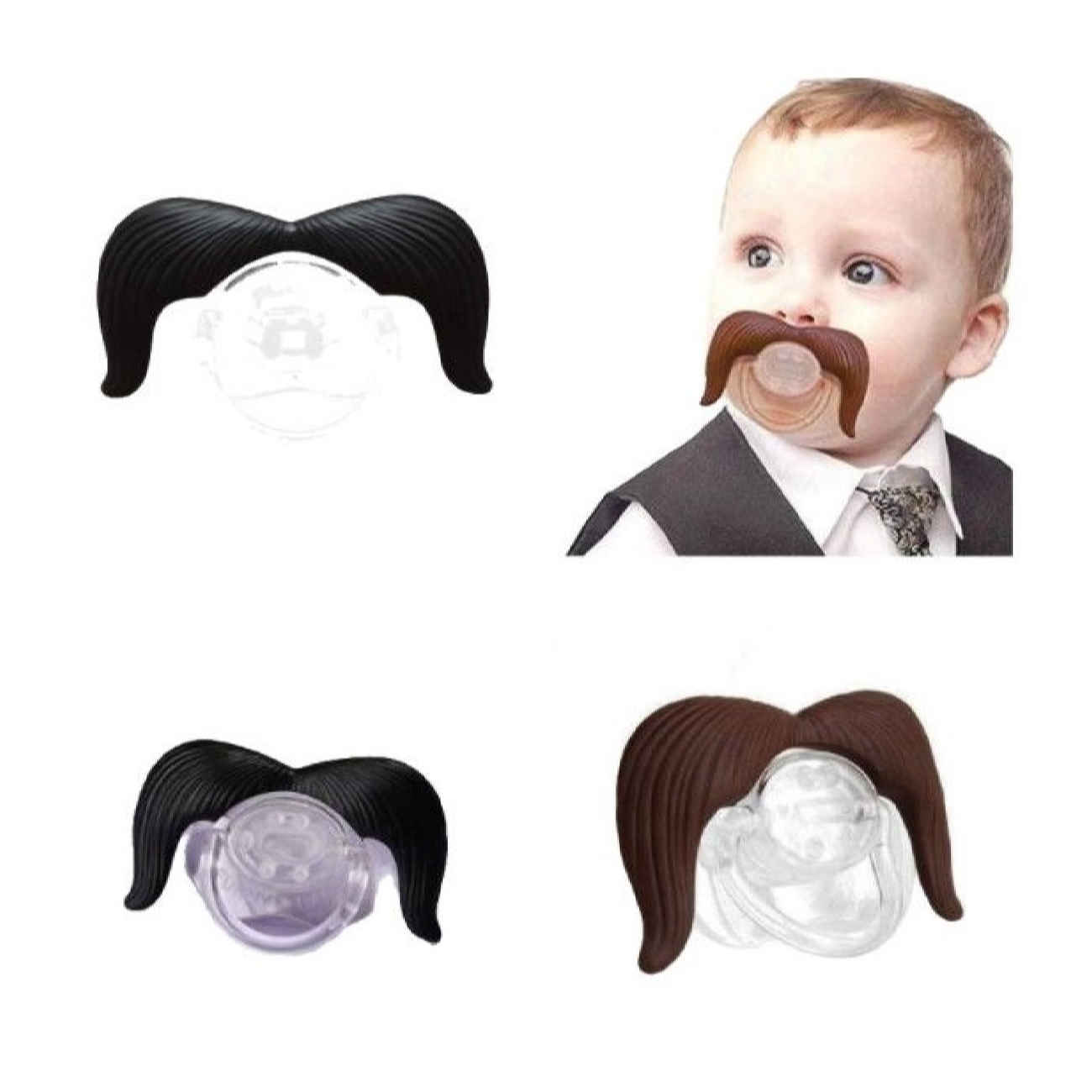 Price and Buy Funny Mustache Orthodontic Pacifier – Safe Silicone Comfort with a Playful Twist_6903a96a4d6bf.jpeg Price and Buy Funny Mustache Orthodontic Pacifier – Safe Silicone Comfort with a Playful Twist - Image 3
