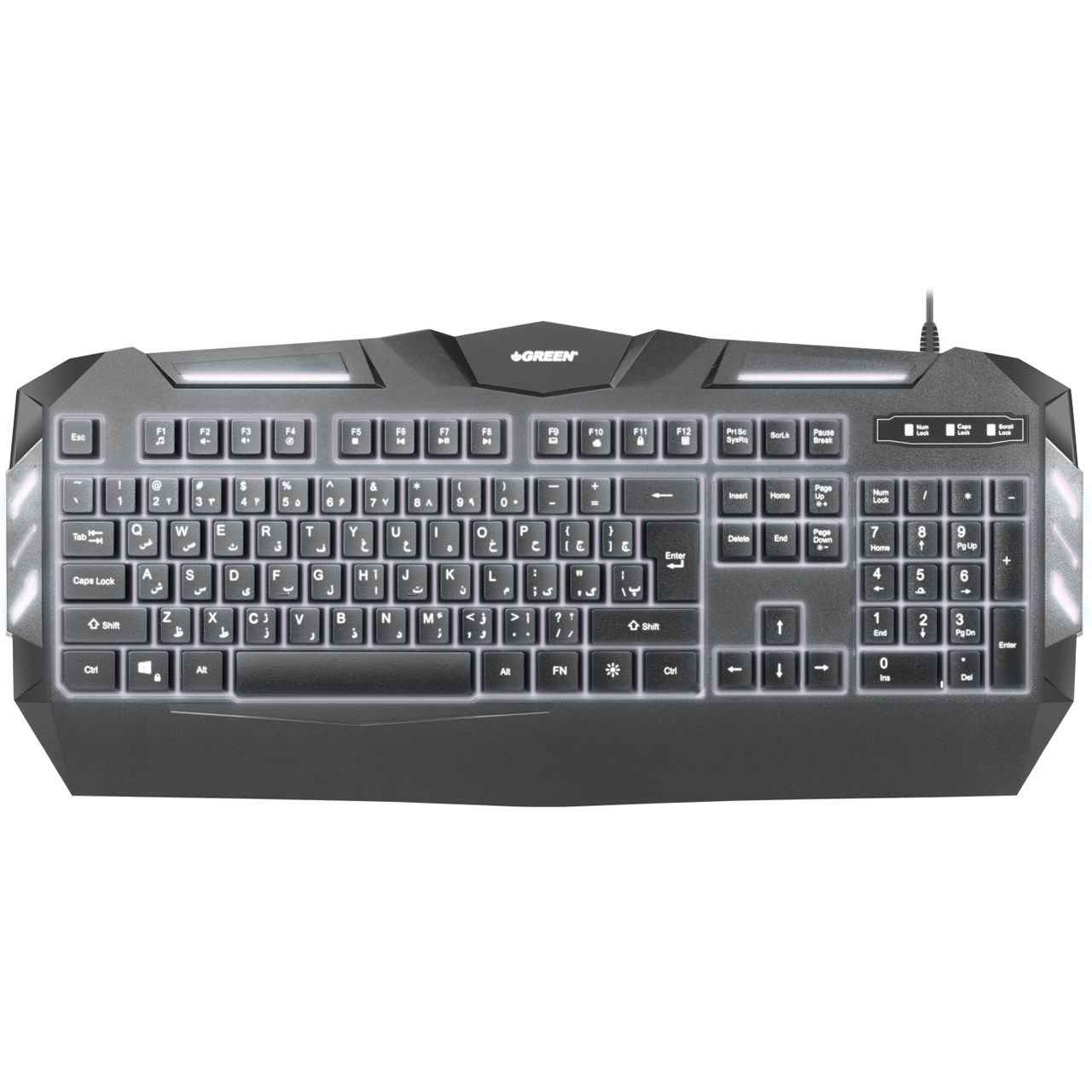 Price and Buy Gaming Keyboard Wired with Persian Keycaps GK403