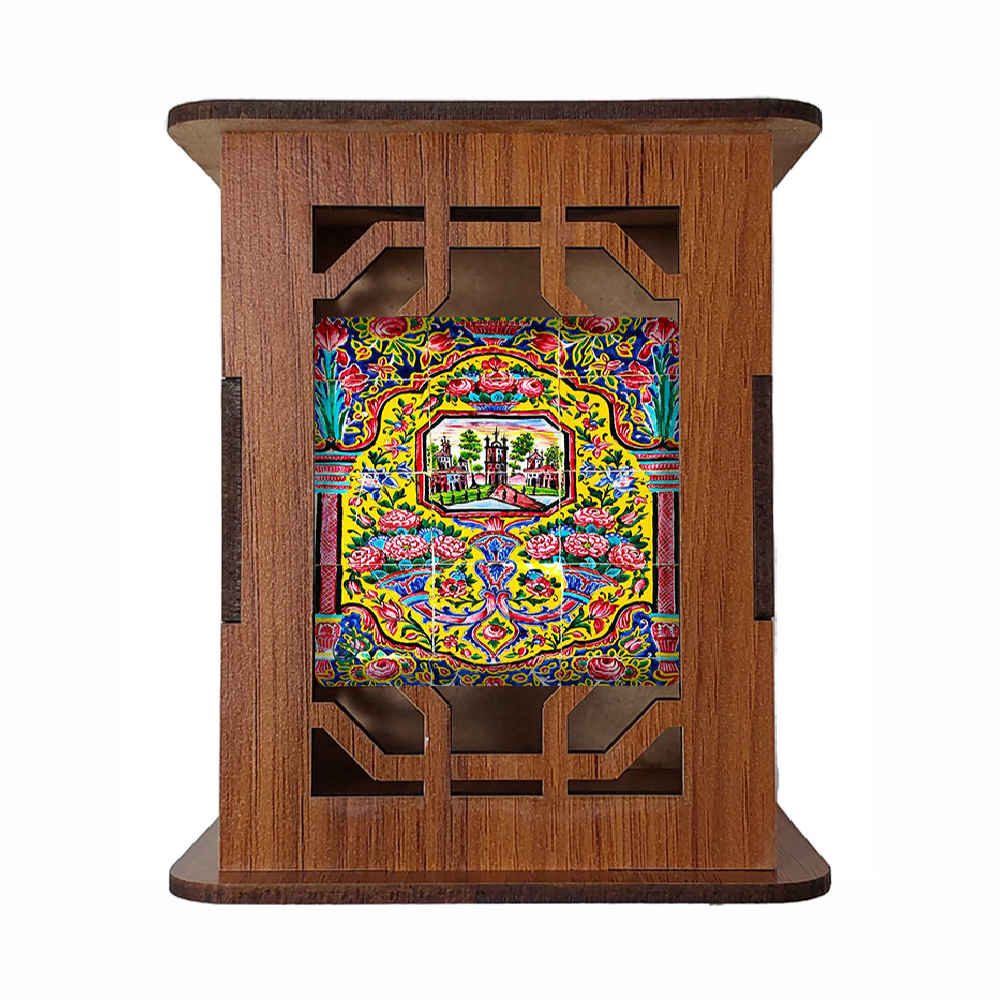 Price and Buy Garden Pattern – Persian Inspired Wooden Pen Holder for Desks