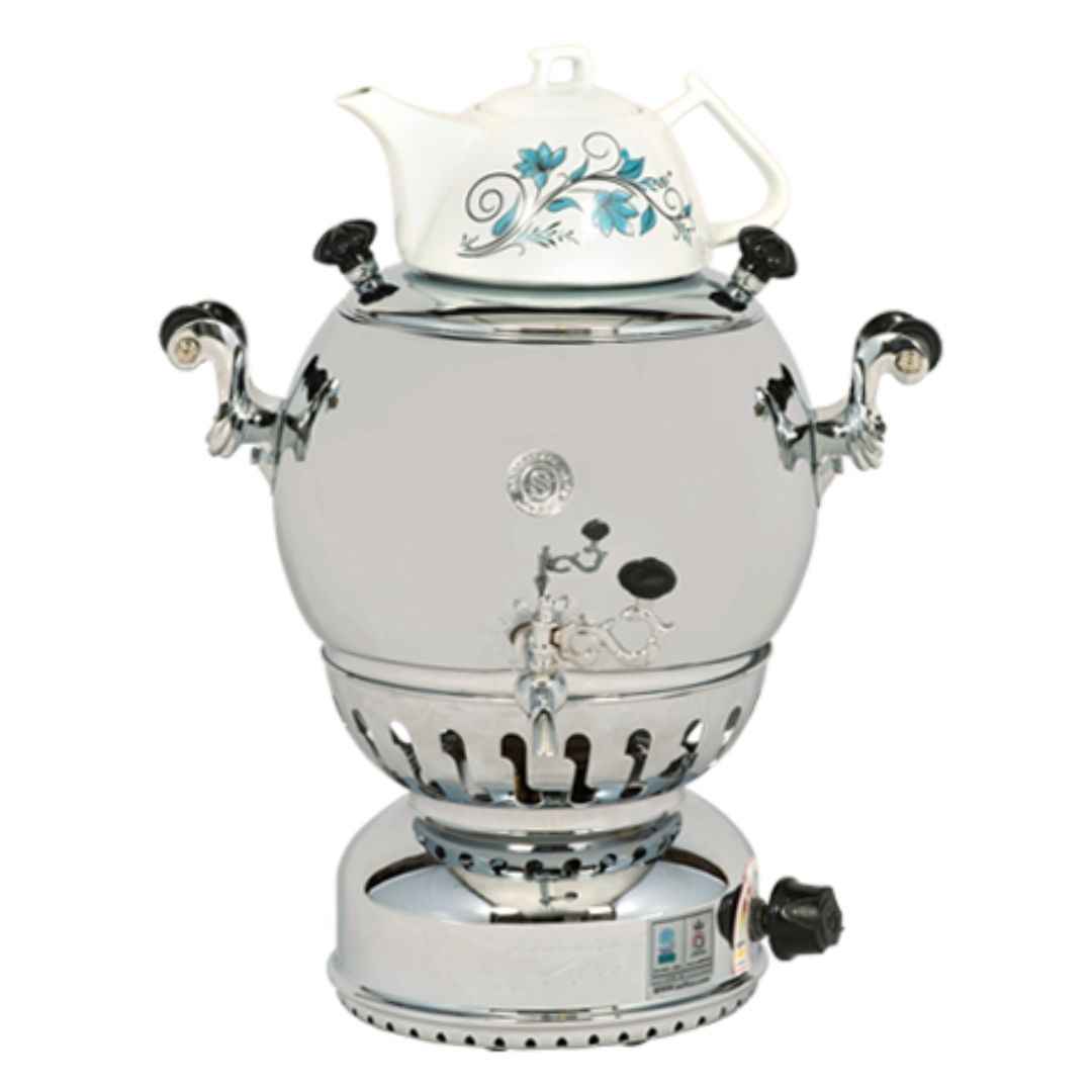 Price and Buy Gas Samovar Tea Maker with Teapot Modern Design 7-Liter