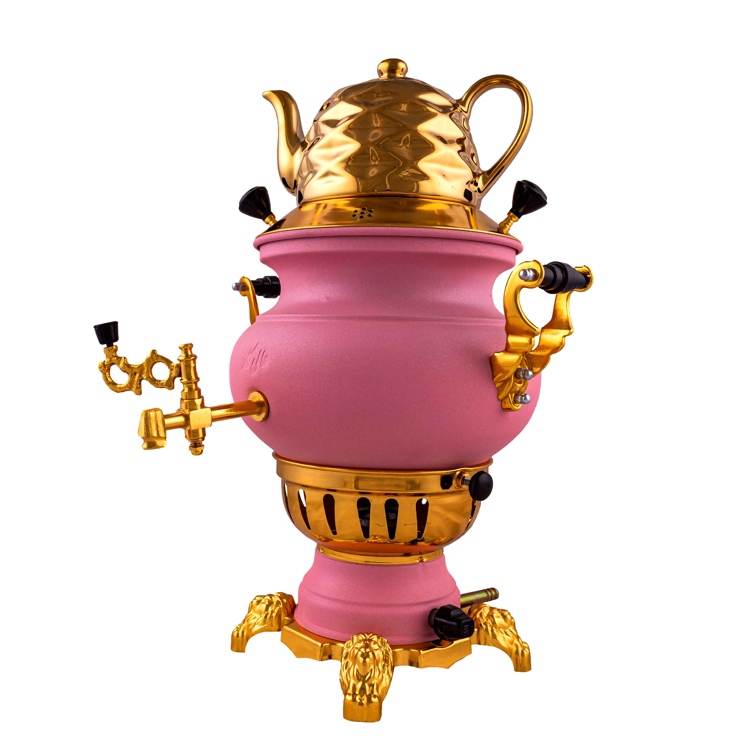 Price and Buy Gas Samovar Tea Maker with Teapot Modern Geometric Design Model Adasi 6-Liter - Image 3