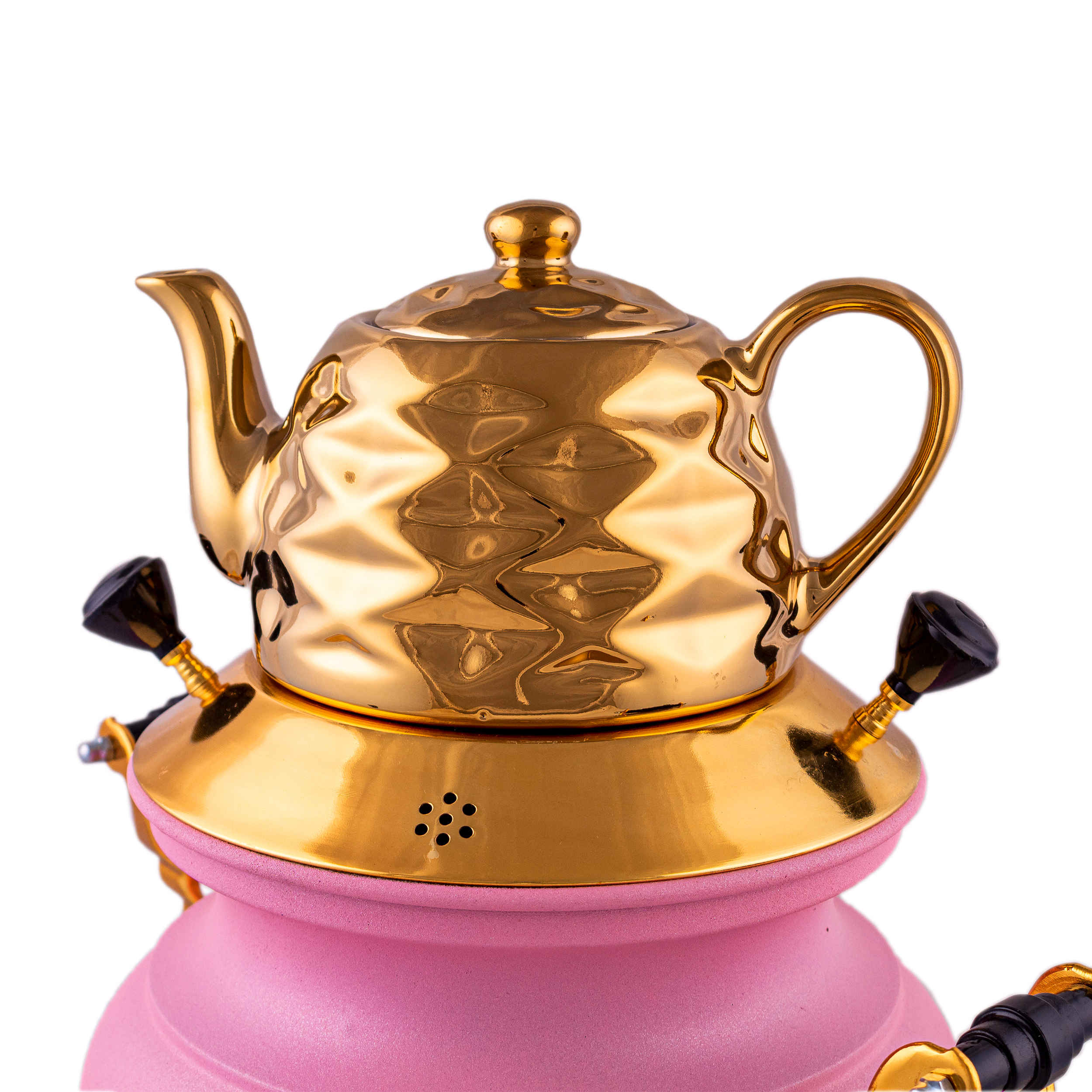 Price and Buy Gas Samovar Tea Maker with Teapot Modern Geometric Design Model Adasi 6-Liter - Image 5