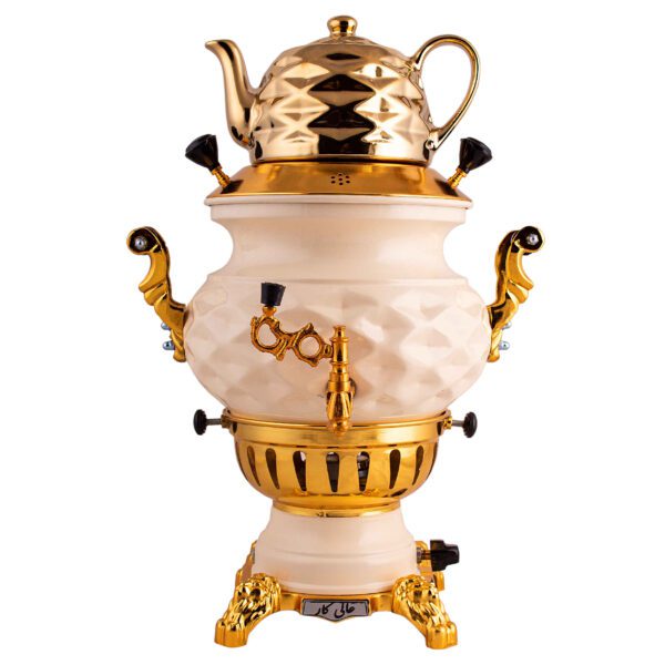 Price and Buy Gas Samovar Tea Maker with Teapot Modern Geometric Design Model Afrina 6-Liter_68fe086adbafc.jpeg Price and Buy Gas Samovar Tea Maker with Teapot Modern Geometric Design Model Afrina 6-Liter