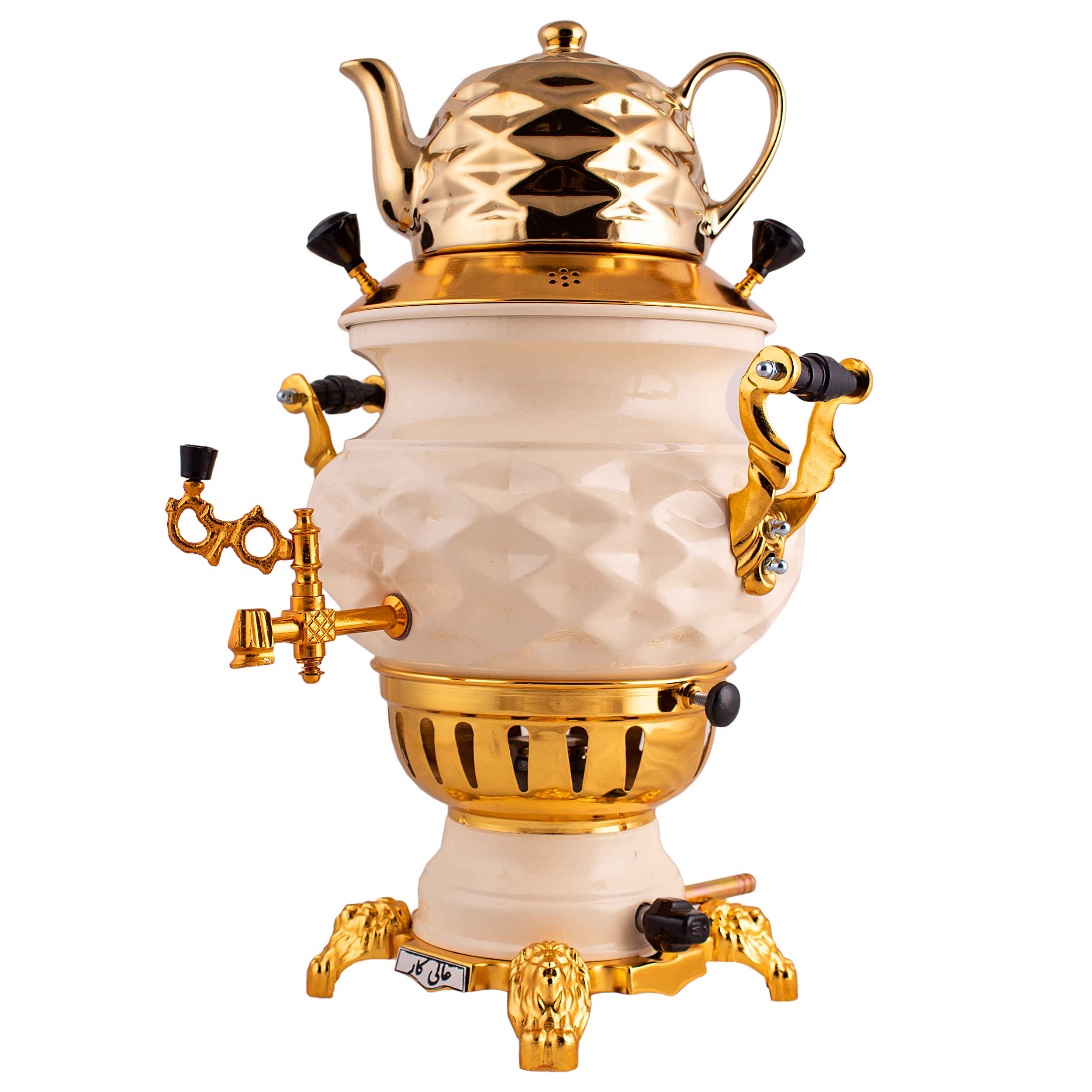 Price and Buy Gas Samovar Tea Maker with Teapot Modern Geometric Design Model Afrina 6-Liter - Image 5