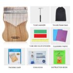 Price and Buy Gecko Kalimba 17-Key Thumb Piano Model K17Cap - Image 7