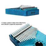 Price and Buy Gecko Kalimba 17-Key Thumb Piano Model K17MC-BL Blue - Image 5