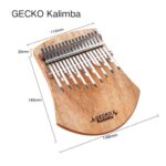 Price and Buy Gecko Kalimba 17-Key Thumb Piano Model Note 17 - Image 4
