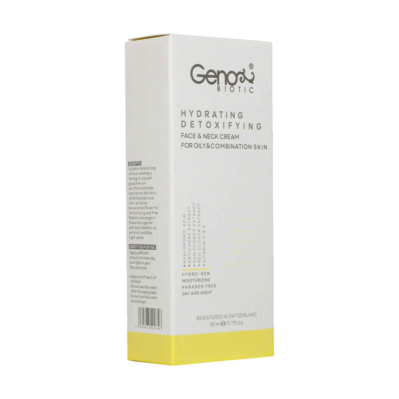 Price and Buy Geno Biotic Moisturizing Cream – Hydrating Detoxifying for Oily & Combination Skin (pack of 2) - Image 5