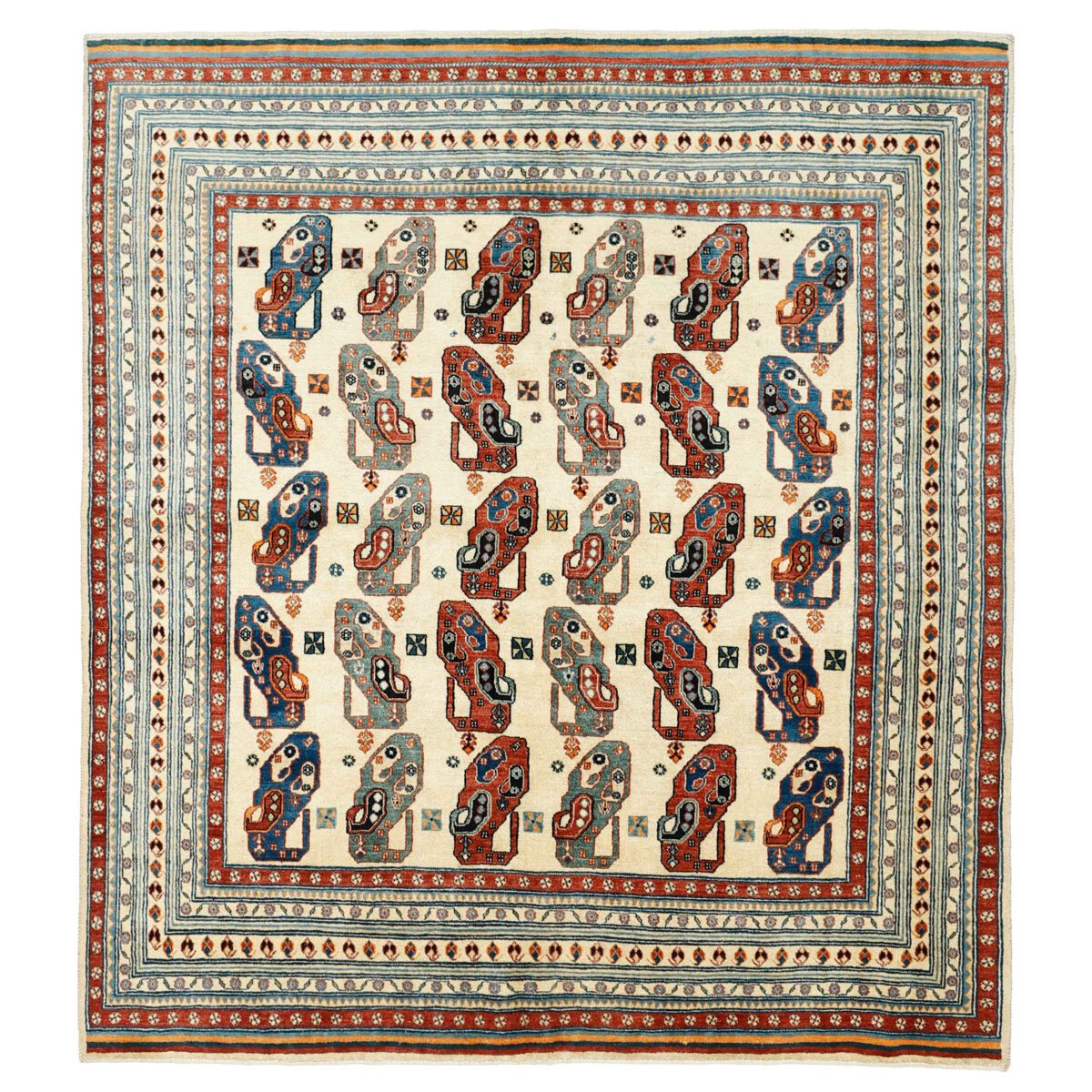 Price and Buy Genuine Genuine Persian Gabbeh Wool Rug Handwoven Bordered
