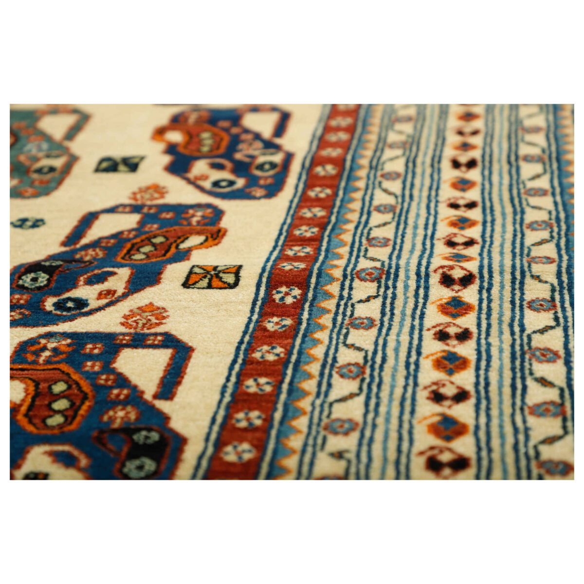 Price and Buy Genuine Genuine Persian Gabbeh Wool Rug Handwoven Bordered - Image 4
