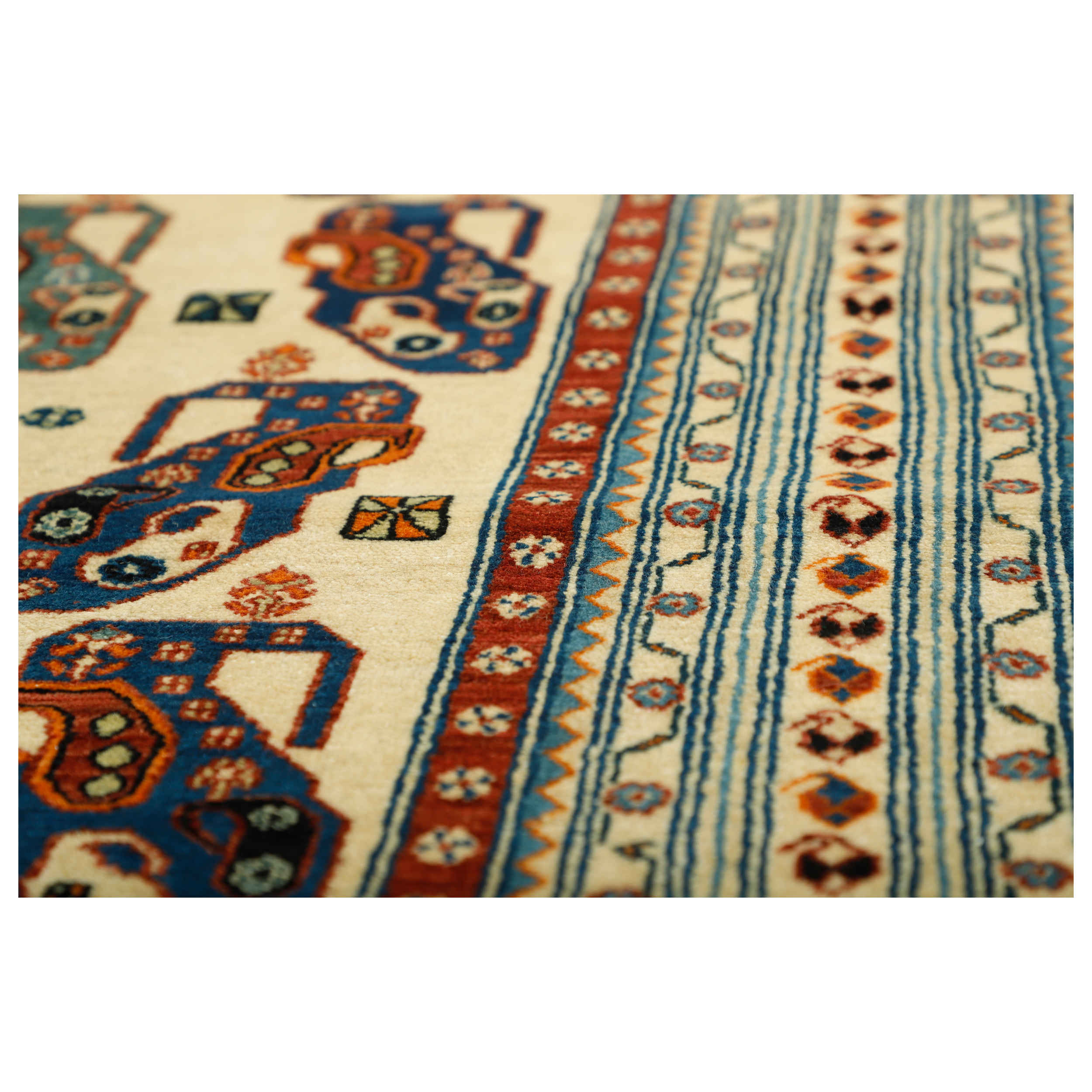 Price and Buy Genuine Genuine Persian Gabbeh Wool Rug Handwoven Bordered - Image 4
