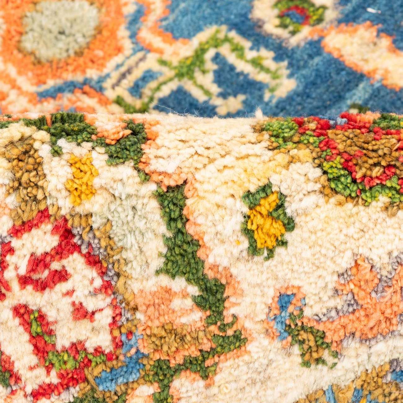 Price and Buy Genuine Persian Carpet with Wool Hand-Knotted in Kashmar Bordered - Image 9