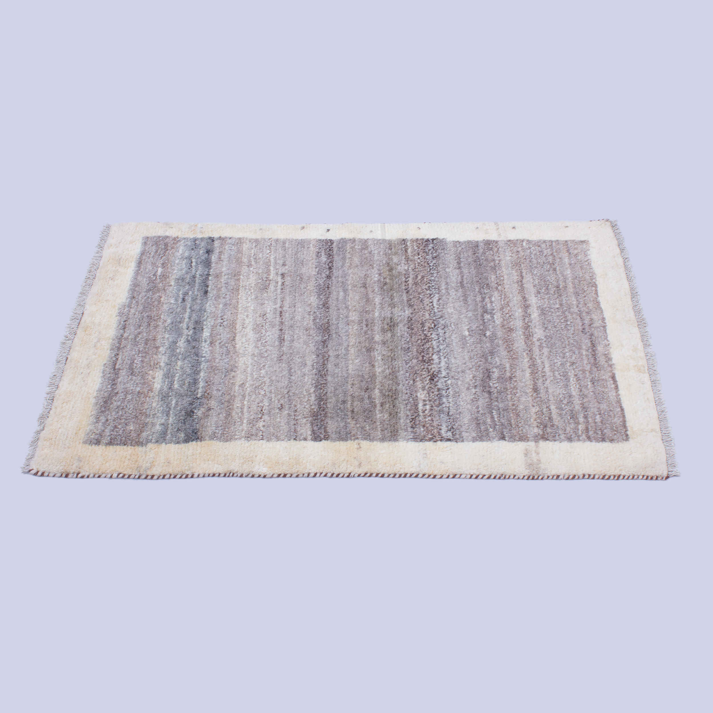 Price and Buy Genuine Persian Gabbeh Wool Rug Handwoven Bordered Brown - Image 4