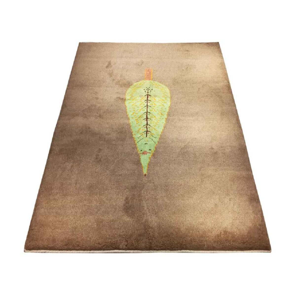 Price and Buy Genuine Persian Gabbeh Wool Rug Handwoven Brown Tree - Image 7