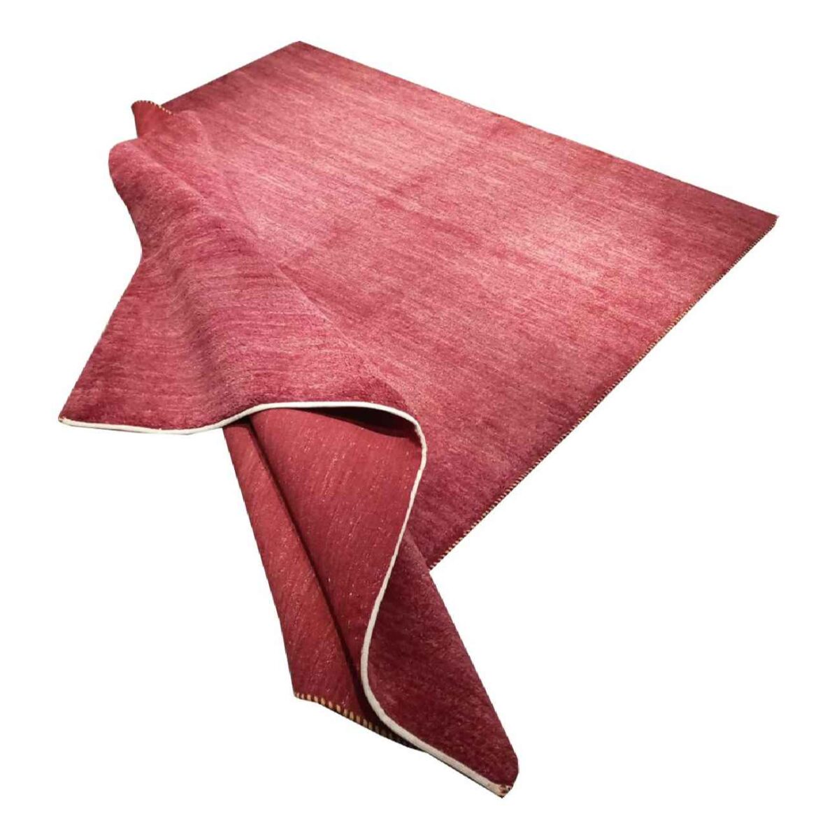 Price and Buy Genuine Persian Gabbeh Wool Rug Handwoven Crimson - Image 4